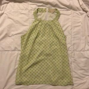 Banana republic green halter tank top
